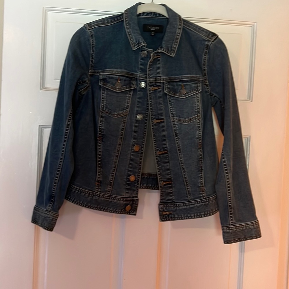 TALBOTS blue Jean Jacket